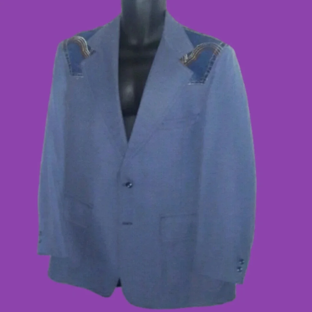 belk Customized Mens Blazer, 46L - Picture 3 of 6